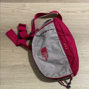 The North Face Red and Gray Men's Bag